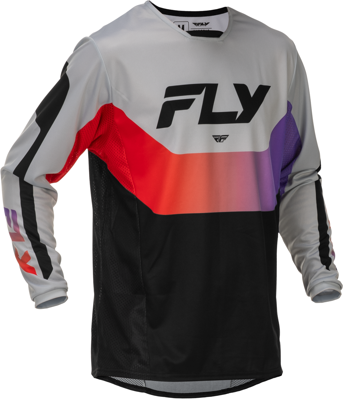 Kinetic Jersey Grey/Red/Purple/Black Xl