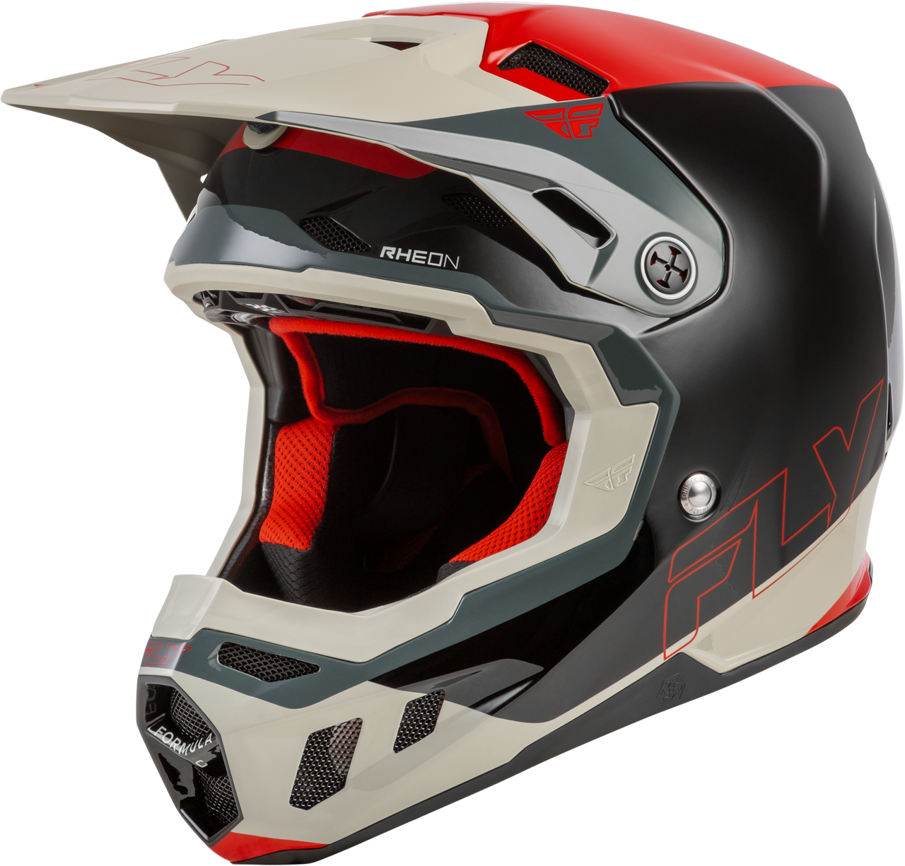 Youth Formula Cc Glide Helmet Black/Red/Grey Yl