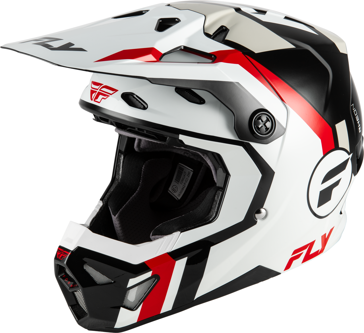 Youth Formula Cp Seal Helmet White/Black/Red Yl