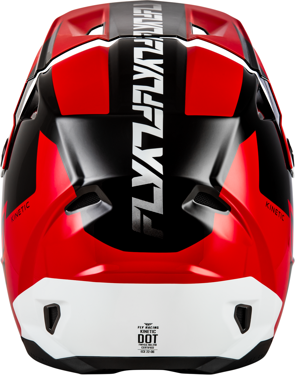 Kinetic Crest Helmet Red/Black/White 2x