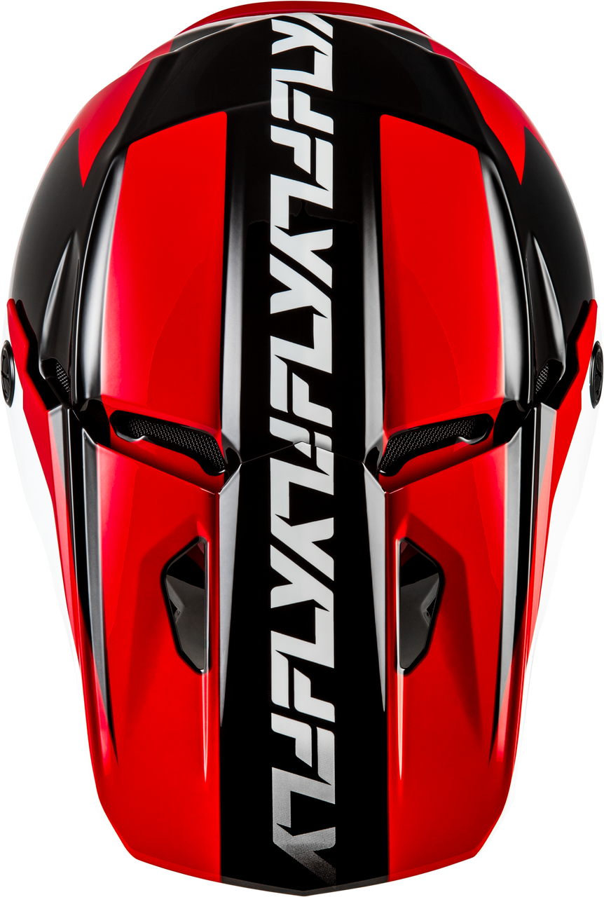 Kinetic Crest Helmet Red/Black/White 2x