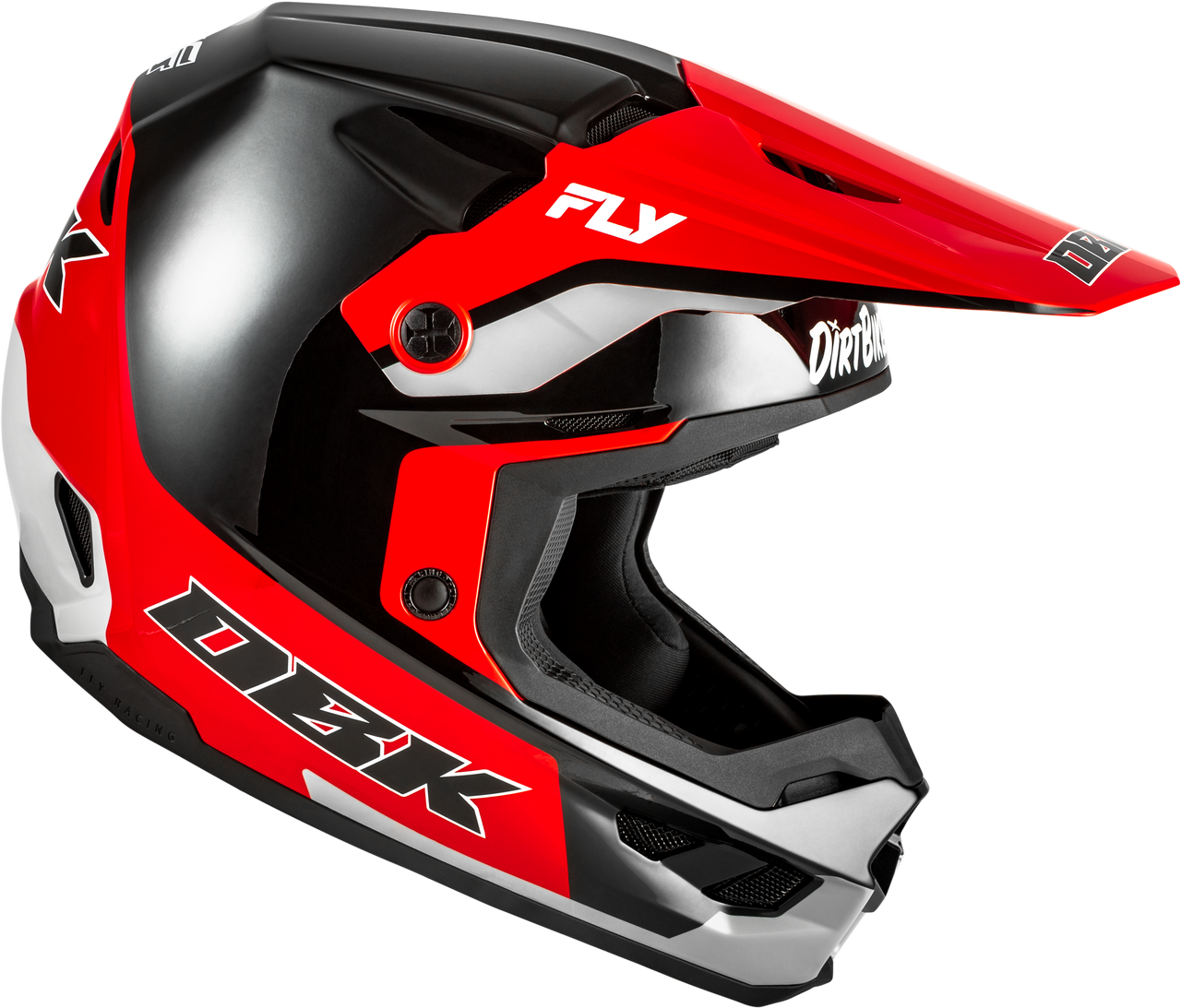 Kinetic Dbk Helmet Black/Red/Grey Md