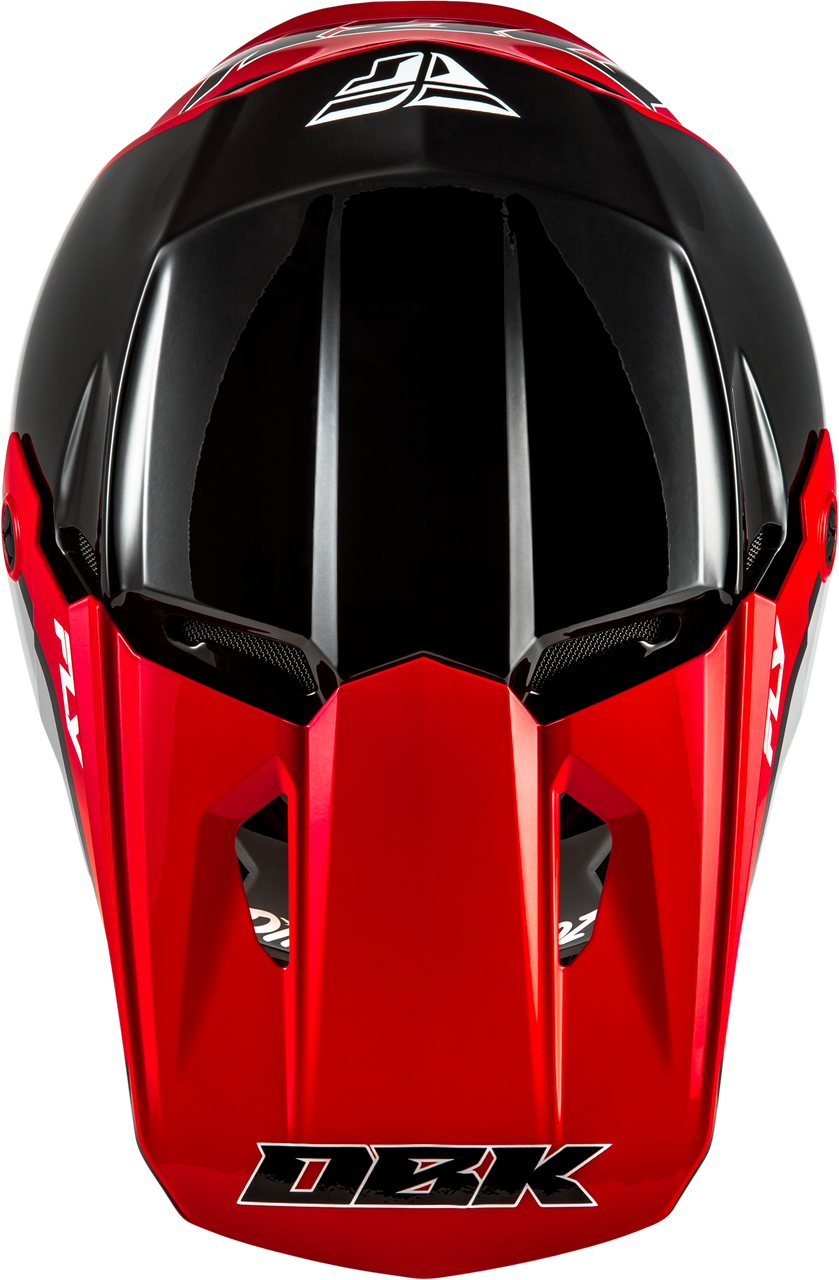 Kinetic Dbk Helmet Black/Red/Grey 2x