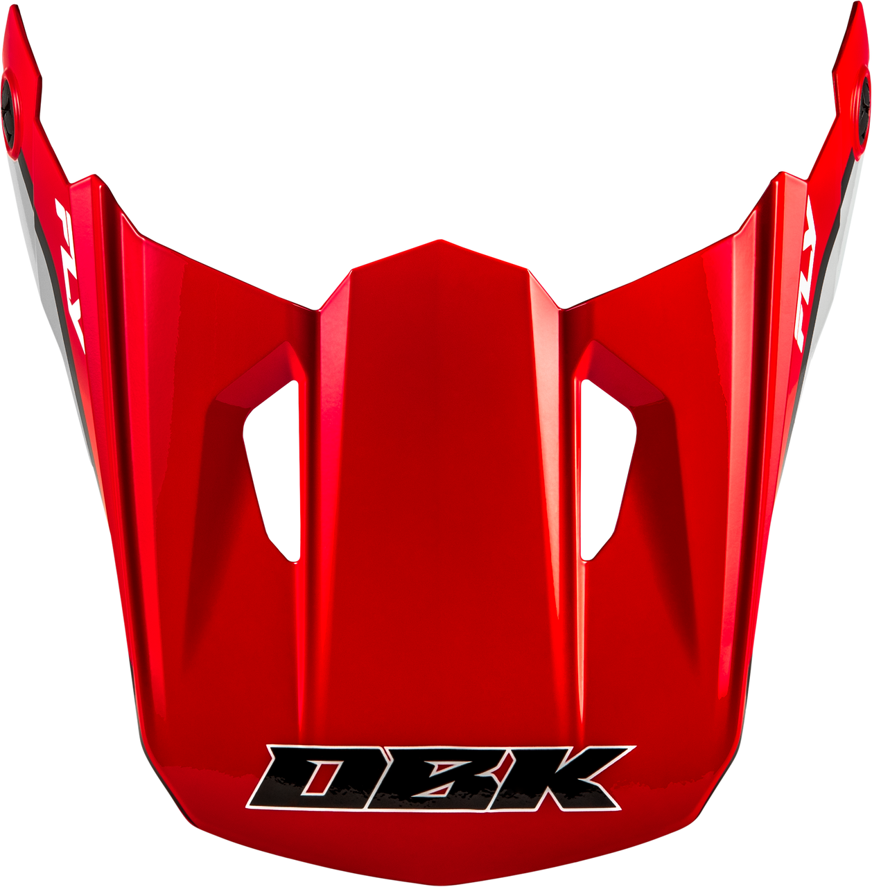 Kinetic Dbk Helmet Visor Red/Black/Grey Xl/2x