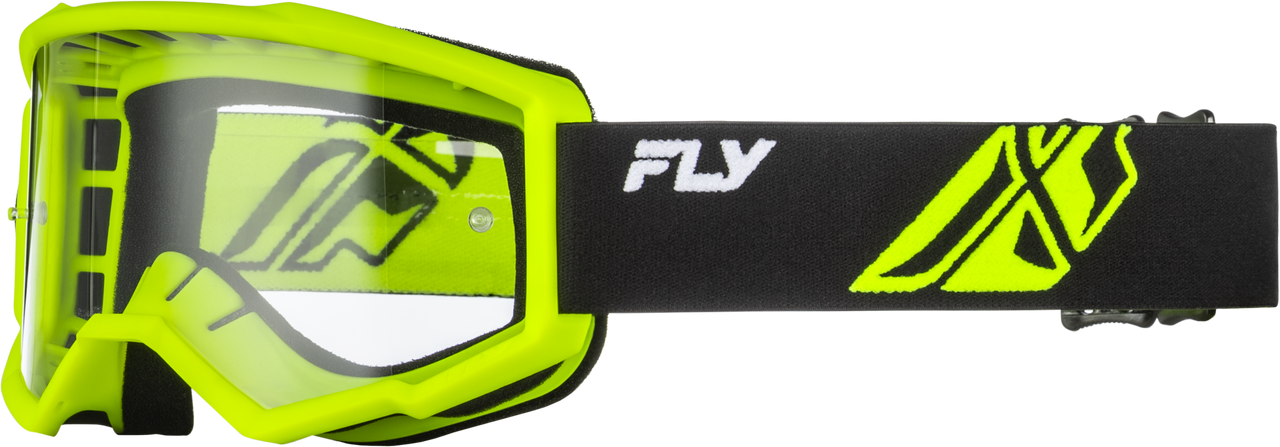 Focus Goggle Black/Hi Vis W/ Clear Lens