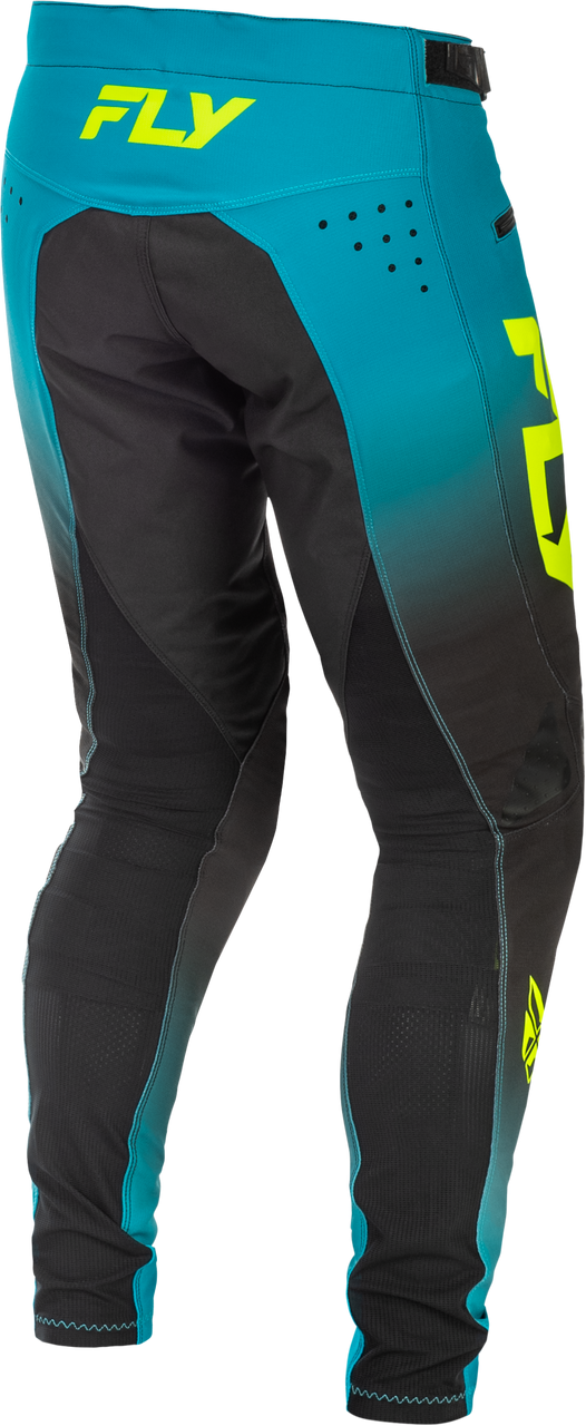 Youth Rayce Bicycle Pants Teal/Black/Lime Sz 22