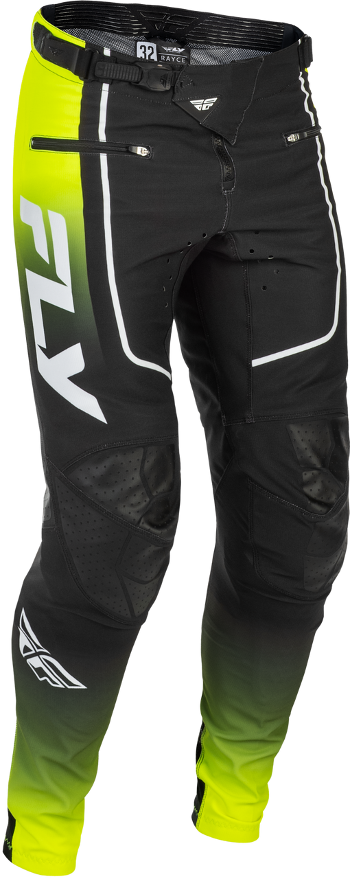 Youth Rayce Bicycle Pants Lime/Black/White Sz 24