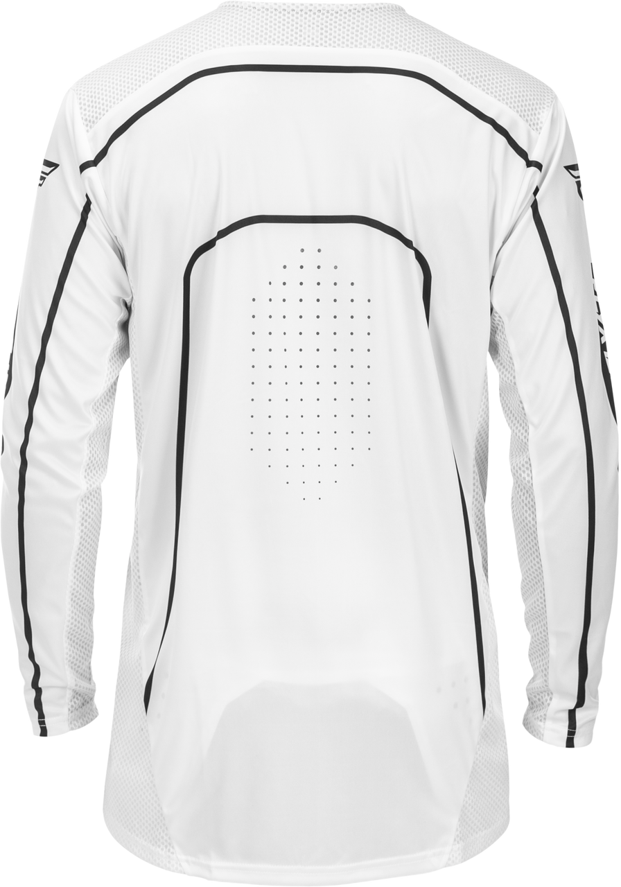 Youth Rayce Bicycle Jersey White/Black Ym