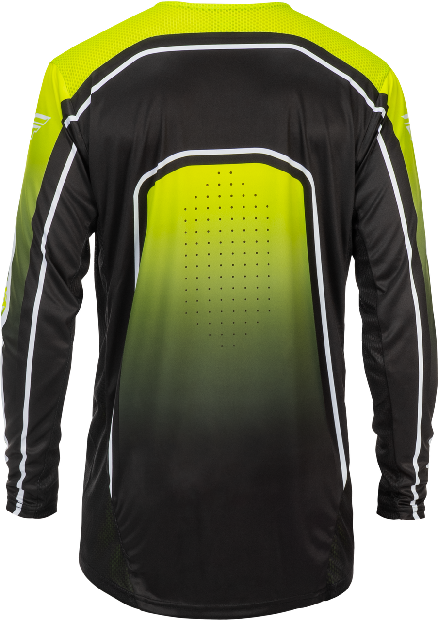 Youth Rayce Bicycle Jersey Lime/Black/White Yxl