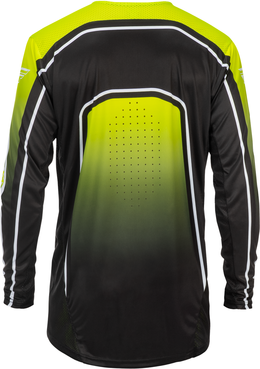 Youth Rayce Bicycle Jersey Lime/Black/White Yl