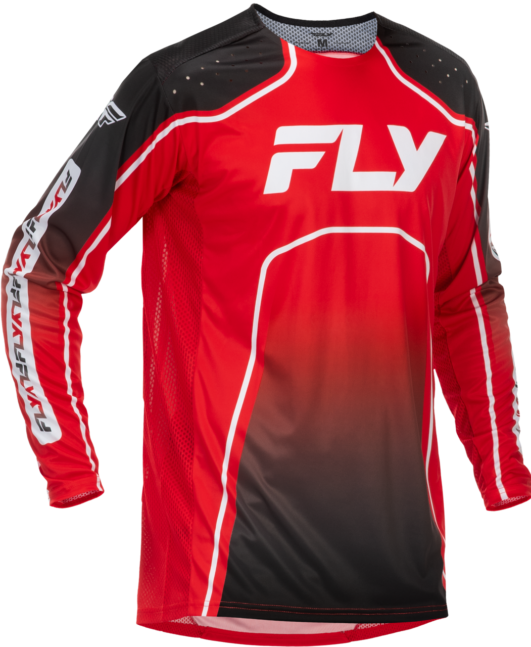 Youth Rayce Bicycle Jersey Red/Black/White Yxl