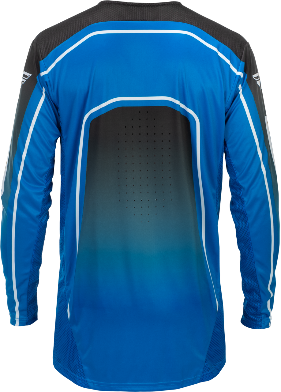 Youth Rayce Bicycle Jersey Blue/Black/White Yl