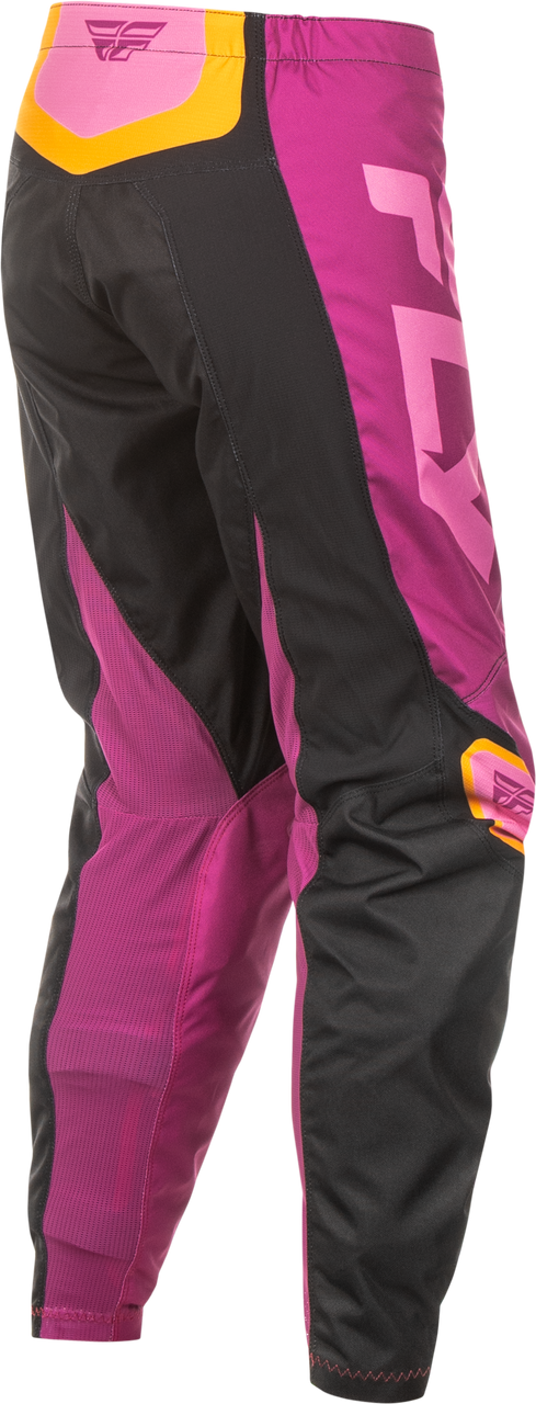 Women's F 16 Pants Ca/Ny Black/Mauve/Yellow Sz 07/08