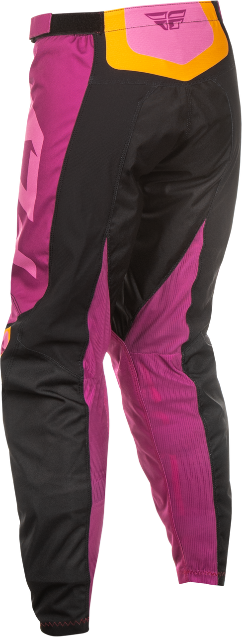Women's F 16 Pants Ca/Ny Black/Mauve/Yellow Sz 03/04