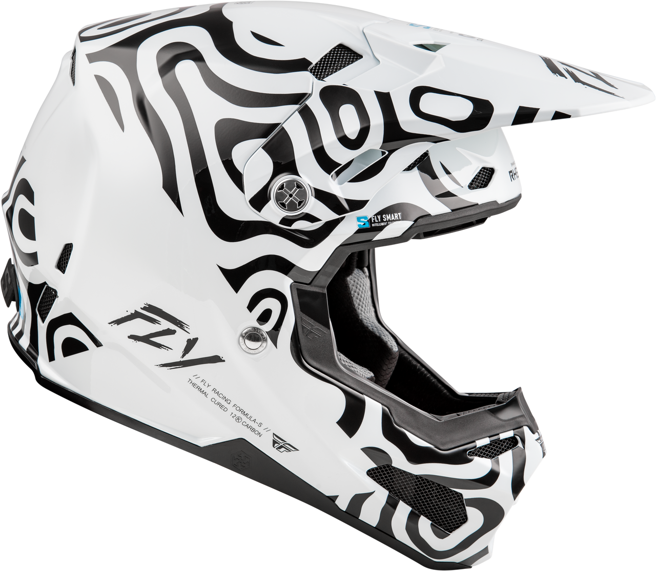Formula S Carbon Abyss Helmet White/Black Xl