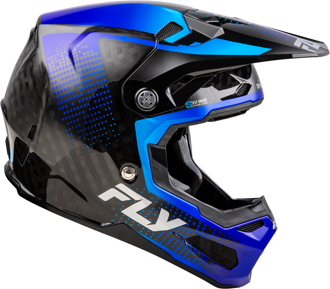 Yth Formula S Carbon Protocol Helmet Black Carbon/Blue Yl