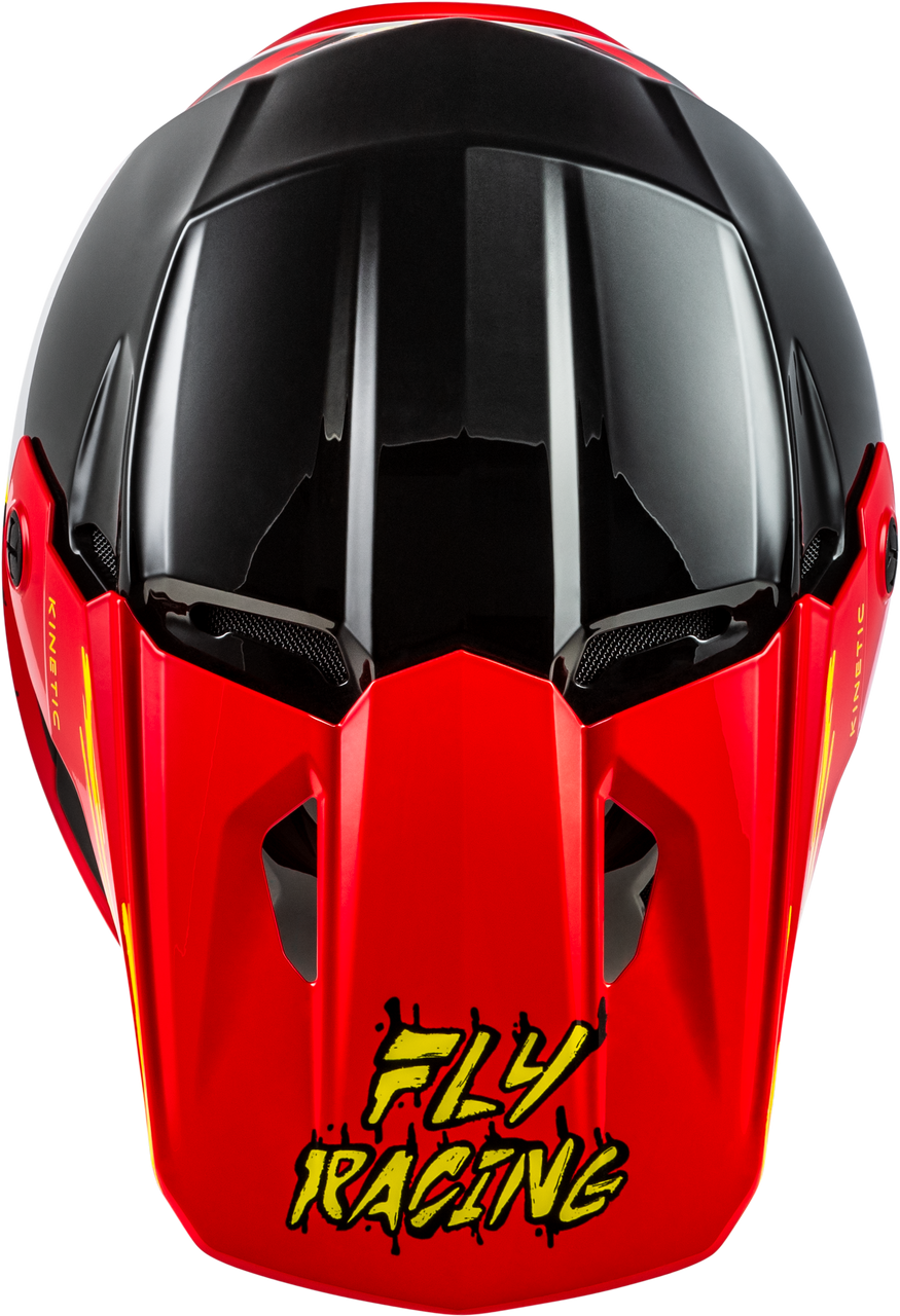 Youth Kinetic Surge Helmet Black/Red/Yellow Ym
