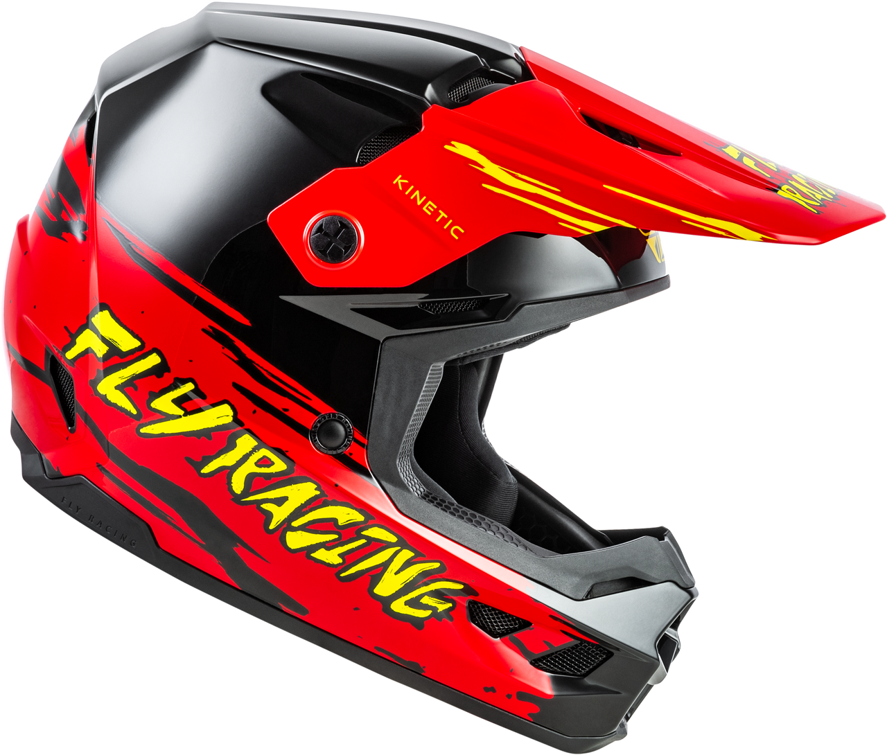 Youth Kinetic Surge Helmet Black/Red/Yellow Yl