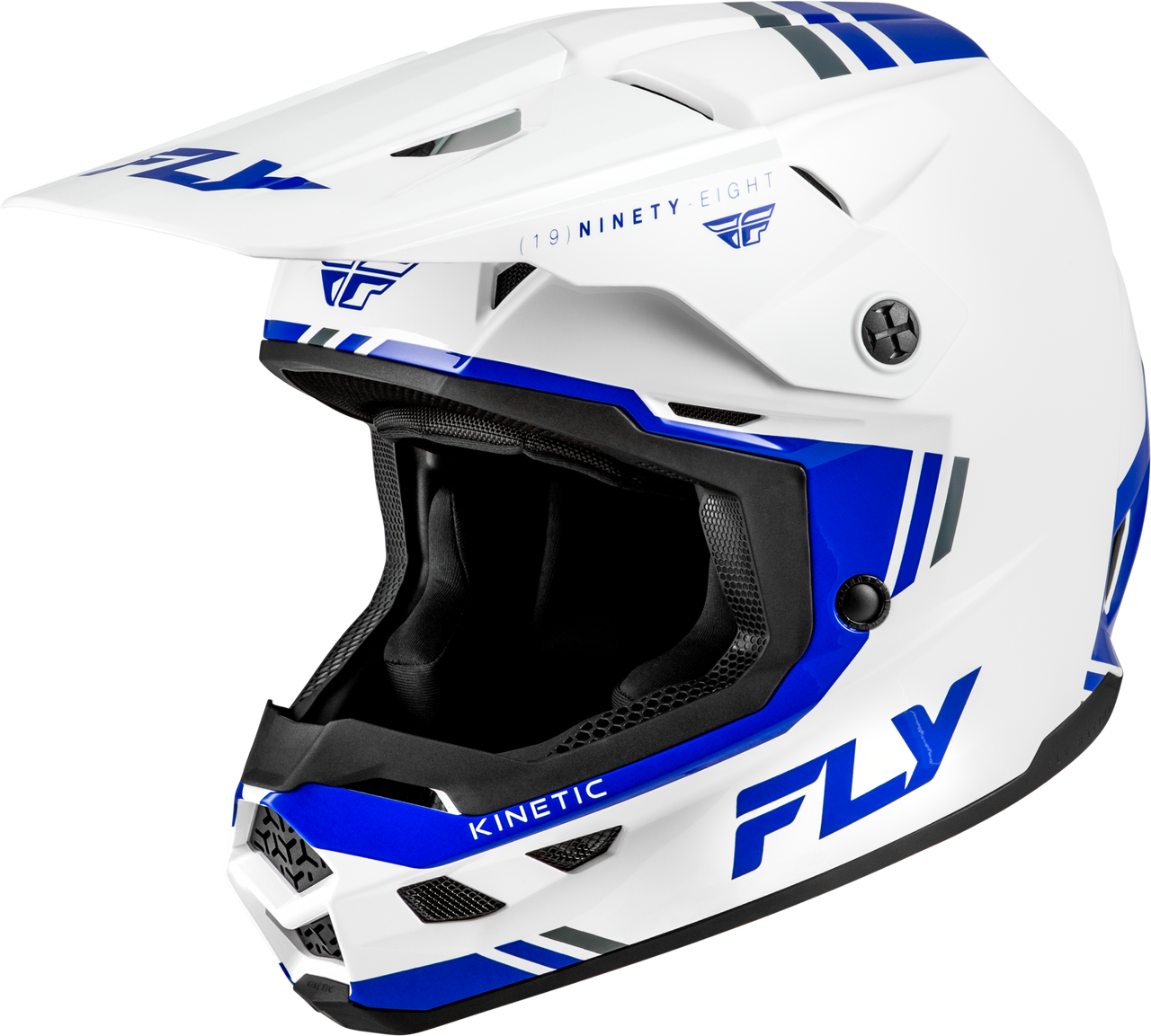 Kinetic Verdict Helmet White/Blue/Grey Xl