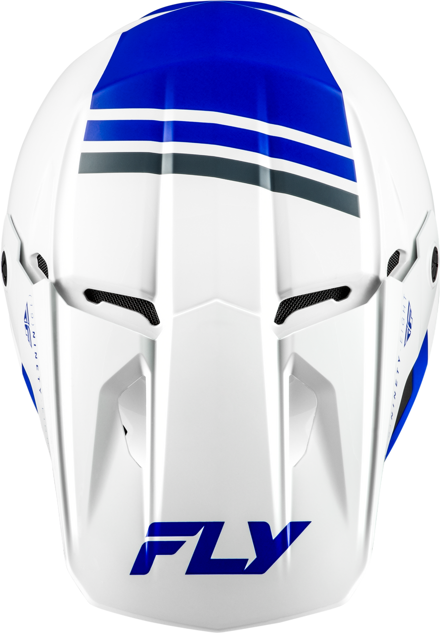Kinetic Verdict Helmet White/Blue/Grey Sm