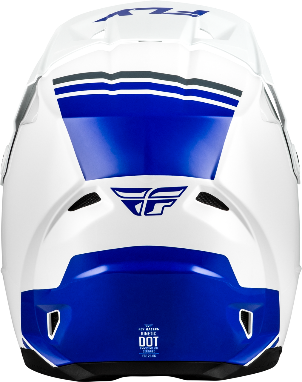 Kinetic Verdict Helmet White/Blue/Grey Md