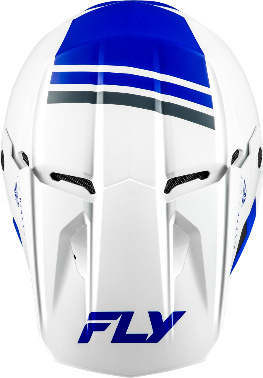 Kinetic Verdict Helmet White/Blue/Grey 2x