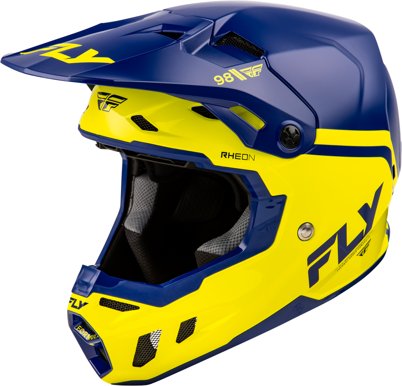 Formula Cc Objective Helmet Navy/Yellow Lg