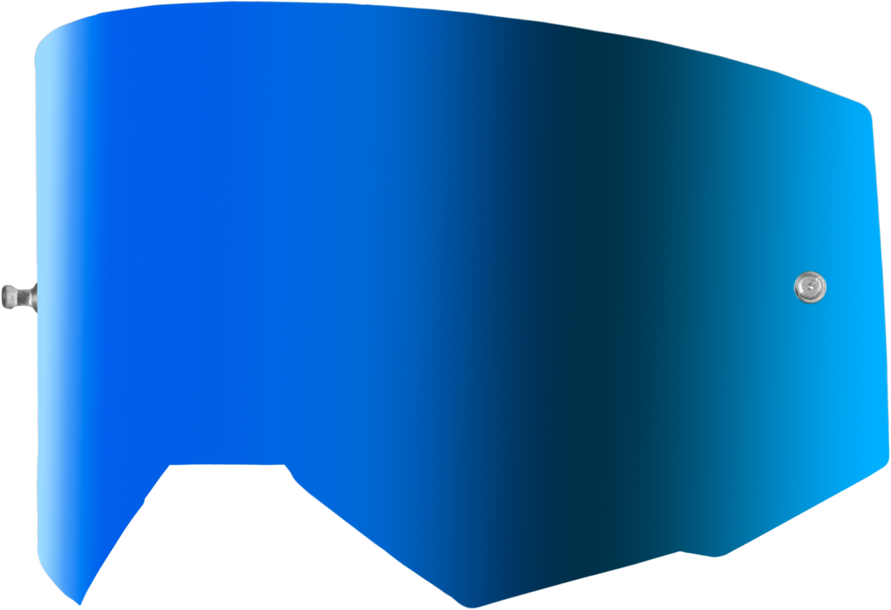 Single Lens W/ Post Adult W/ Sky Blue Mir/Sky Blue Lens