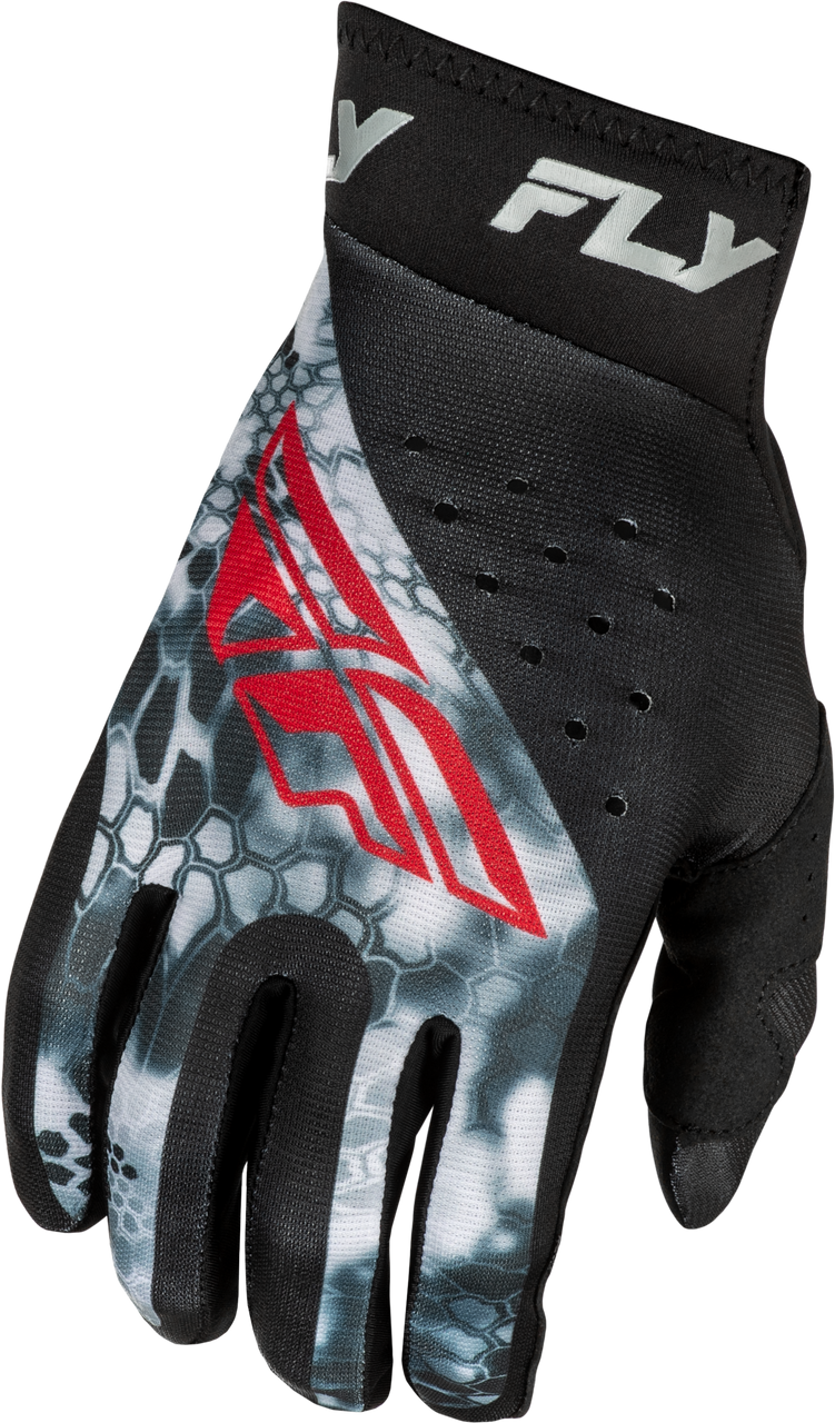 Pro Lite Kryptek Gloves Black/Red/Grey Md