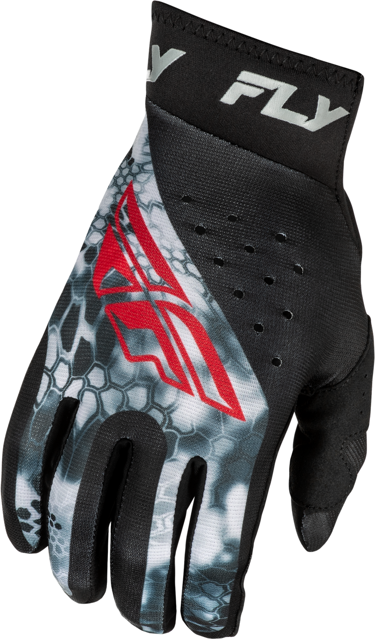 Pro Lite Kryptek Gloves Black/Red/Grey 3x