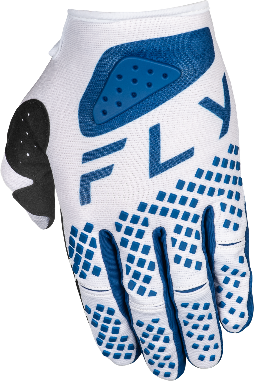 Kinetic Center Gloves White/Navy Sm