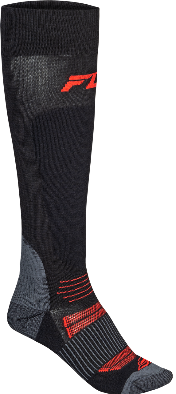 Snow Midweight Wool Sock Black Lg/Xl