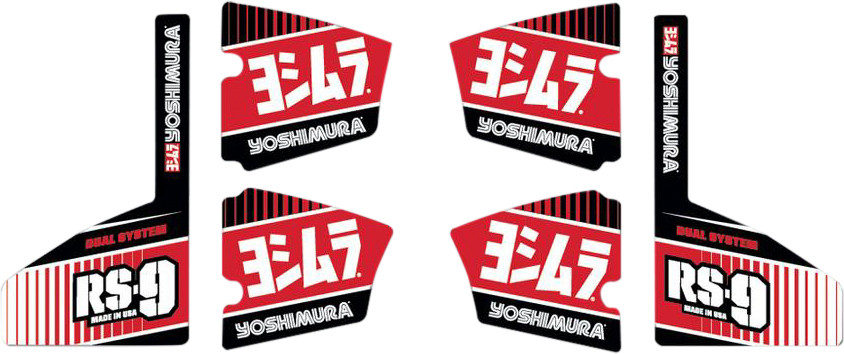 Rs 9 Muffler Decal Set 6/Pcs