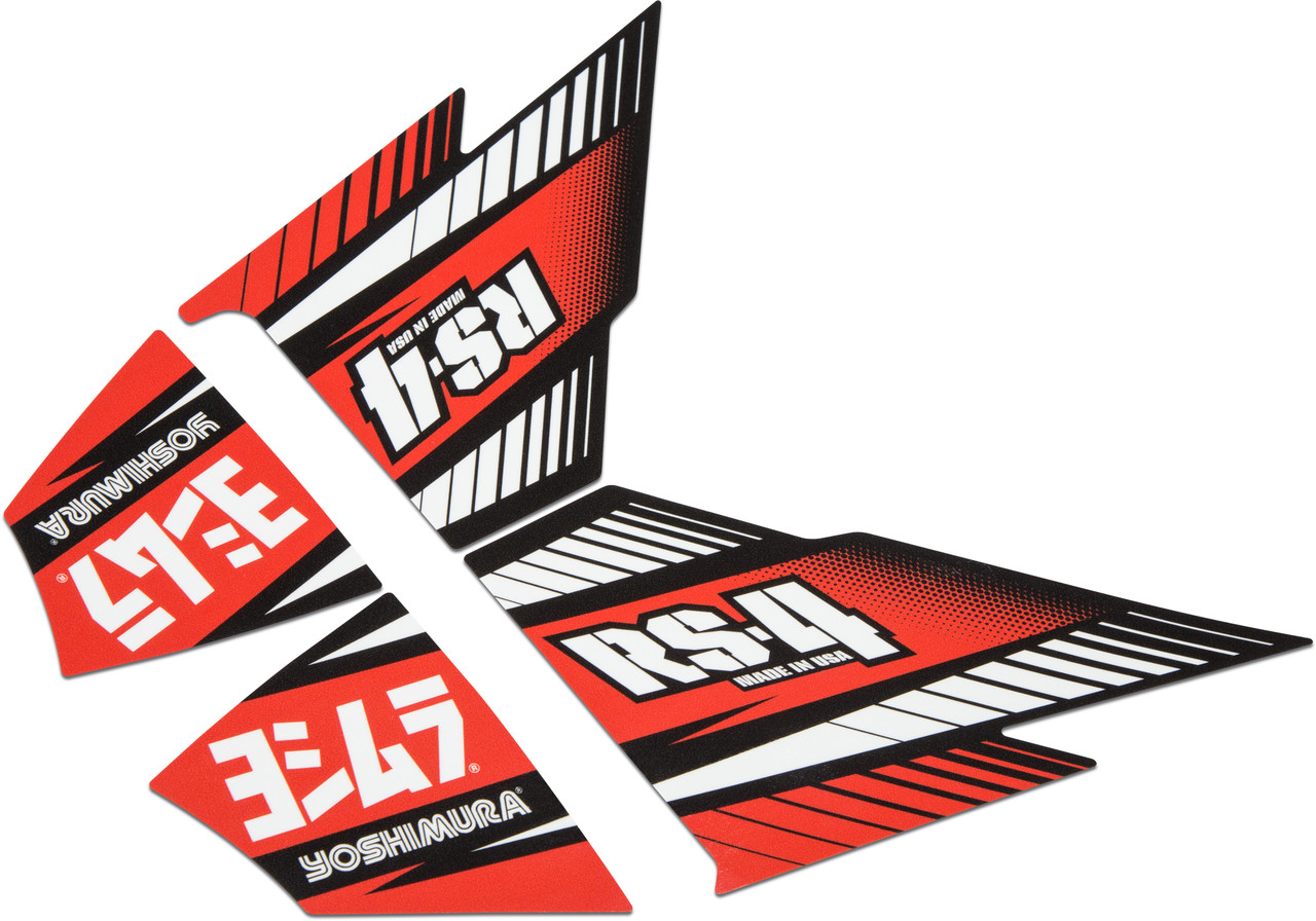 Rs 4 Muffler Decal Set 4/Pcs