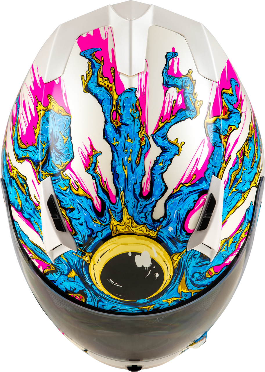 Revolt Space Creep Helmet Light Blue/White/Pink Lg