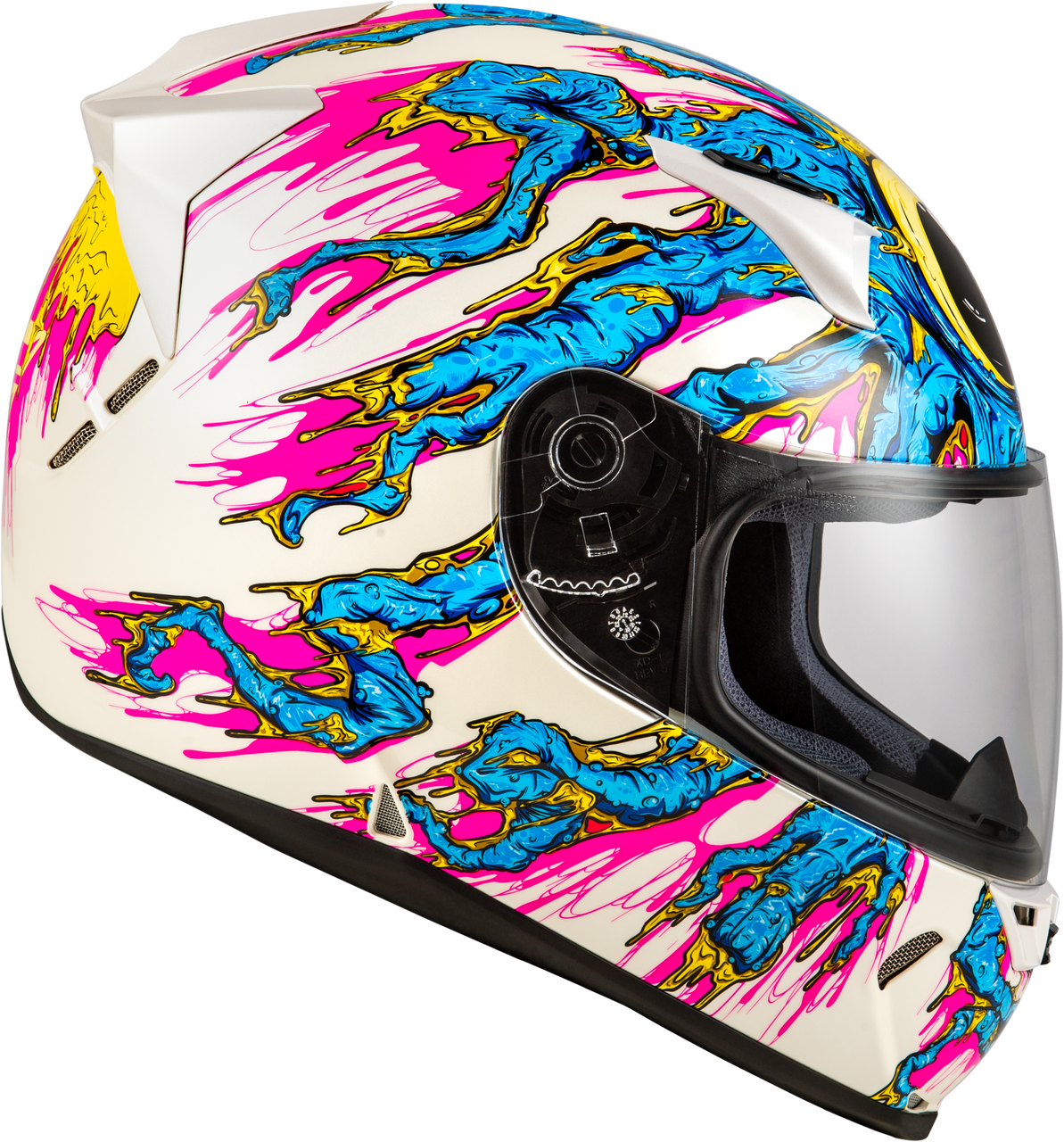 Revolt Space Creep Helmet Light Blue/White/Pink Lg