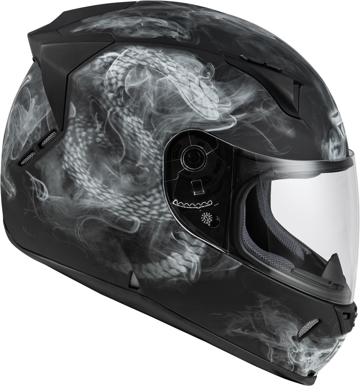 Revolt Coil Helmet Matte Black/White 2x