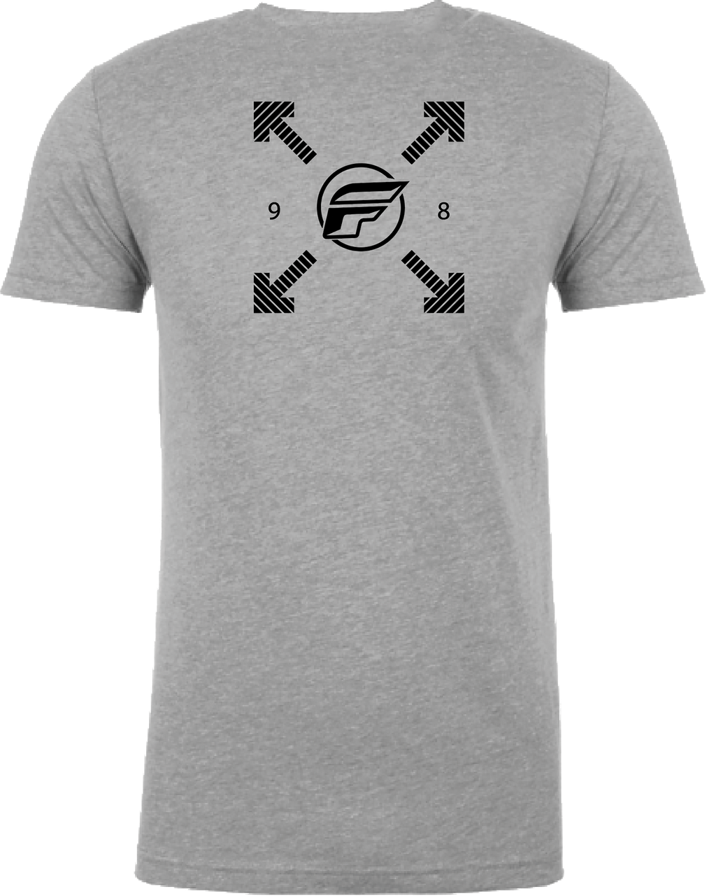 Fly Lost Tee Dark Grey Heather Lg