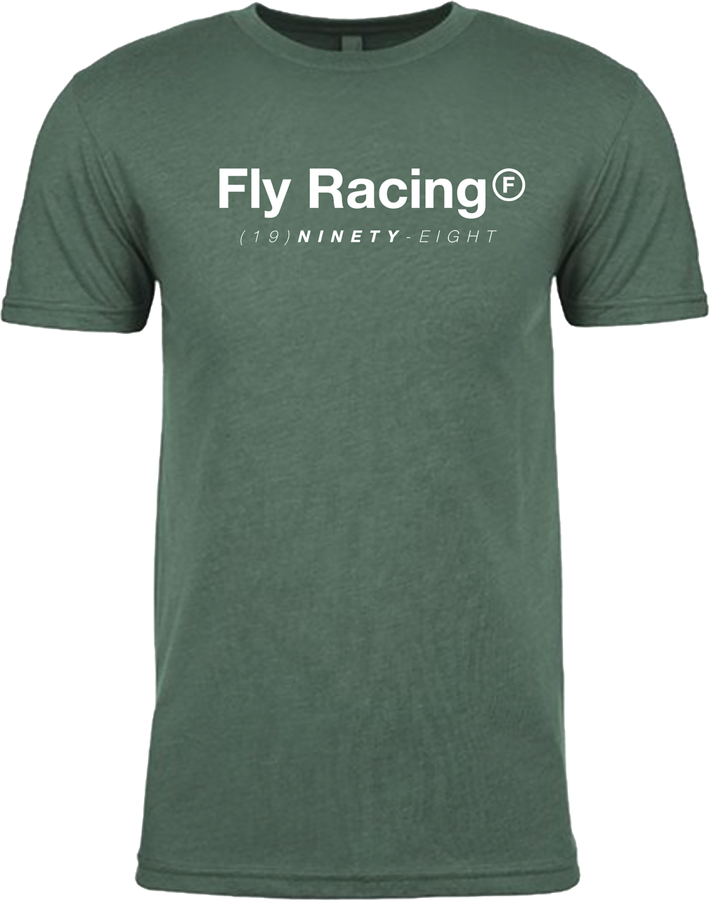 Fly Trademark Tee Forest Green Heather Sm