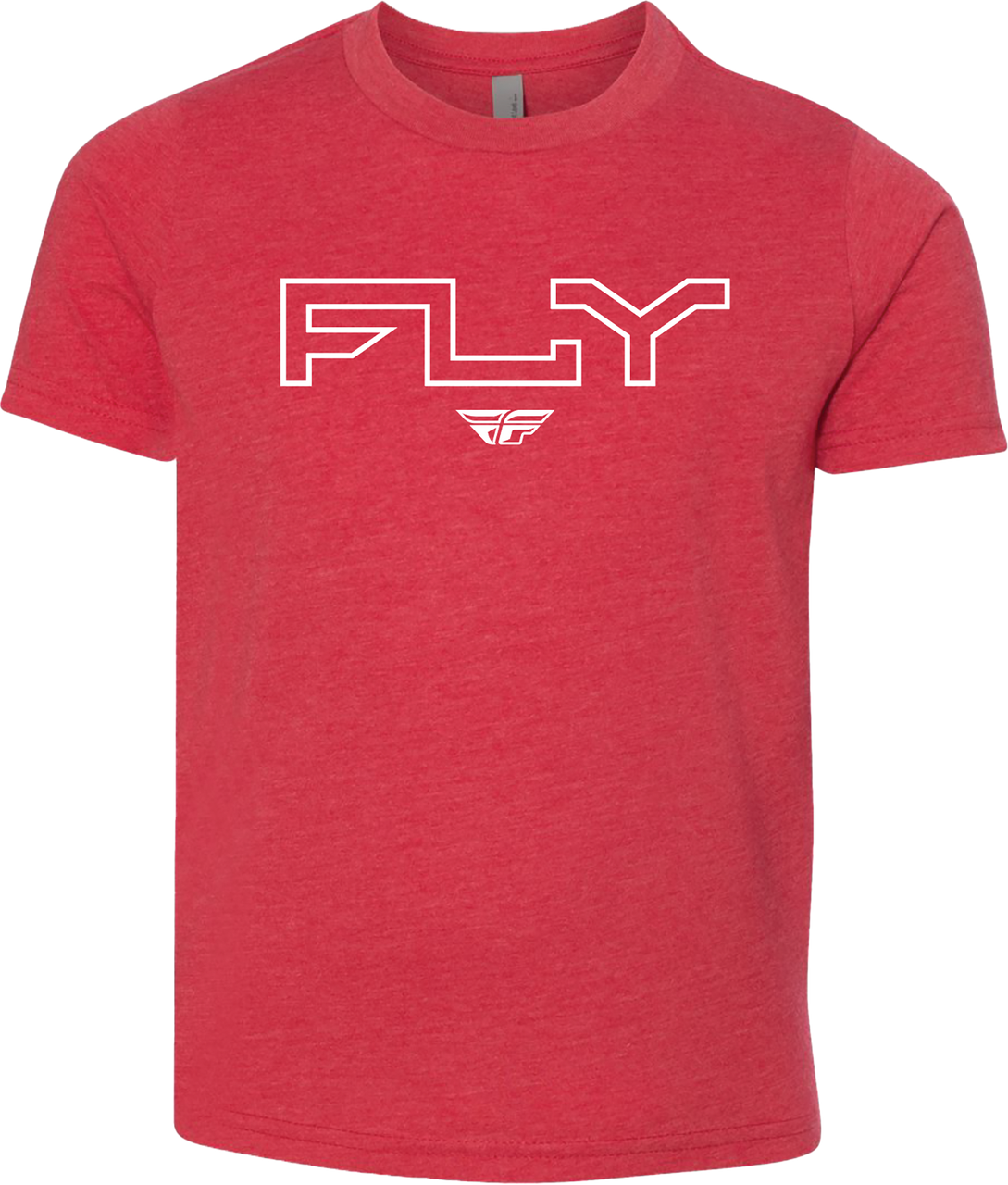 Youth Fly Edge Tee Red Ys