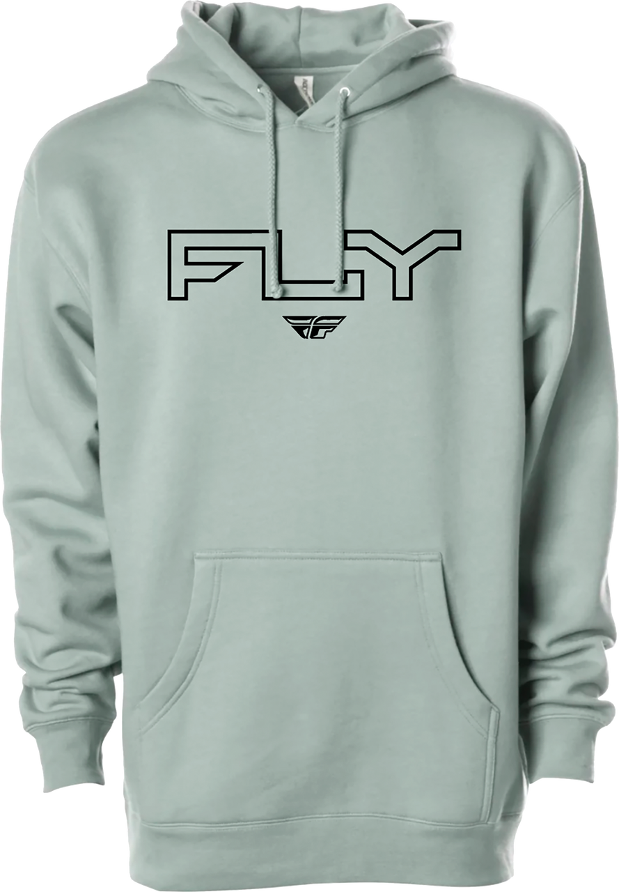 Youth Fly Edge Hoodie Dusty Sage Yl/Yx