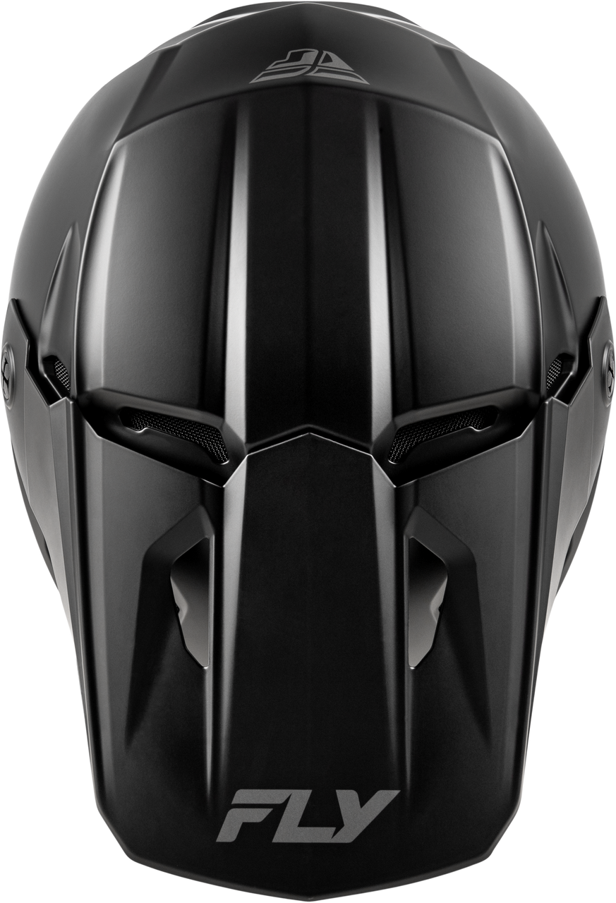 Kinetic Solid Helmet Matte Black Lg