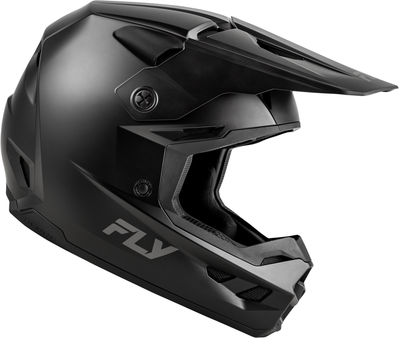 Kinetic Solid Helmet Matte Black Lg