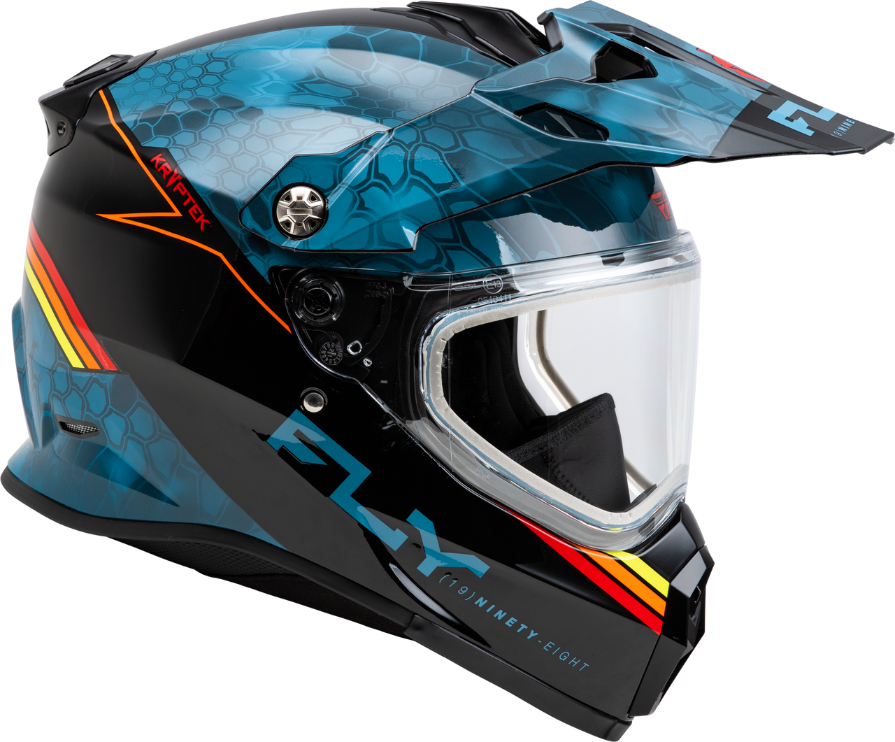 Trekker Cw Conceal Helmet Dual Shld Slate/Black/Red Sm