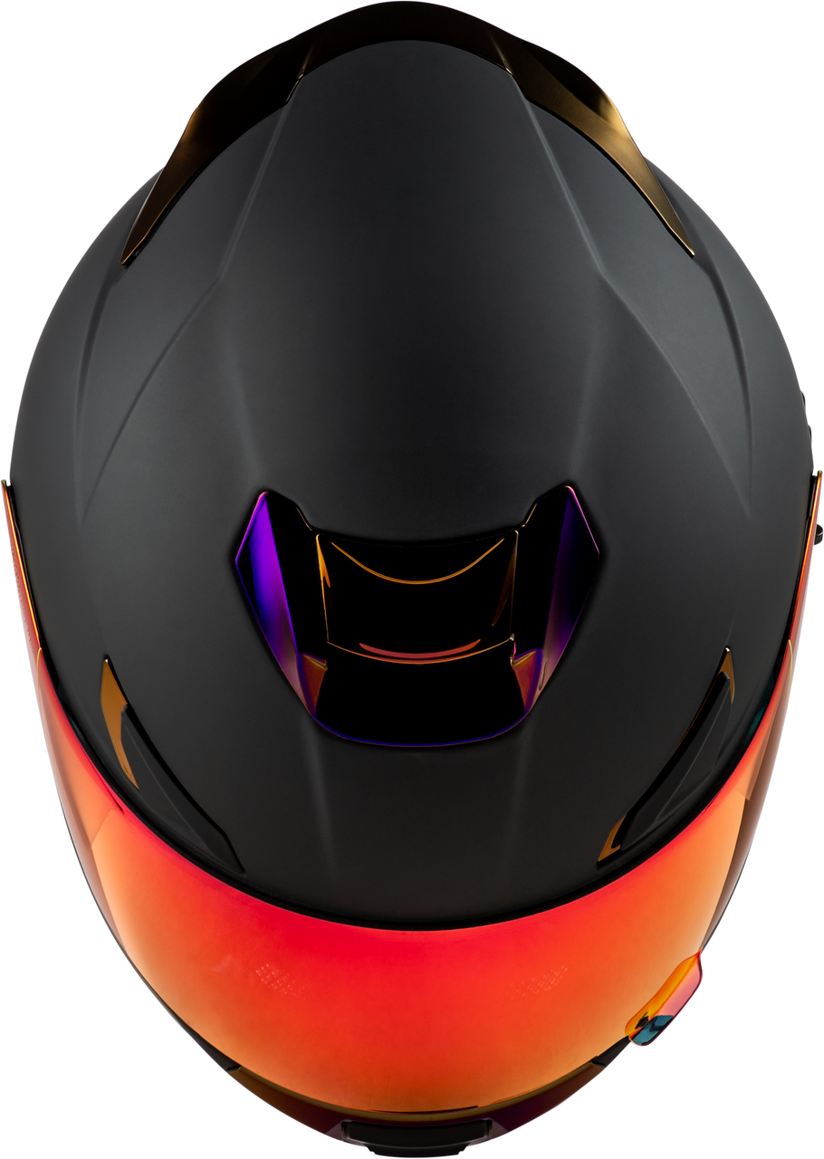 Sentinel Recon Helmet Matte Black/Purple Chrome Lg