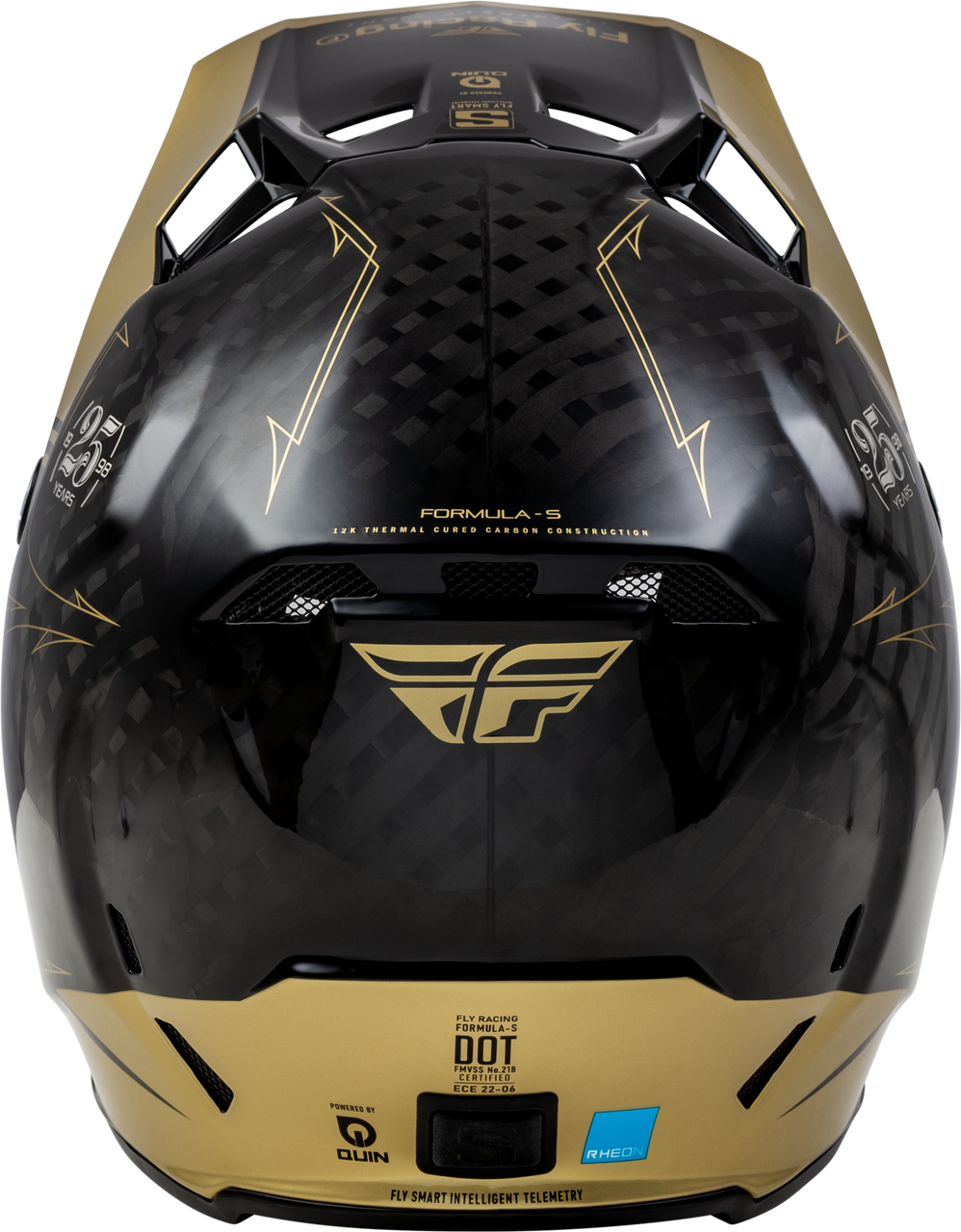 Formula S Carbon Legacy Helmet Black/Gold Xs