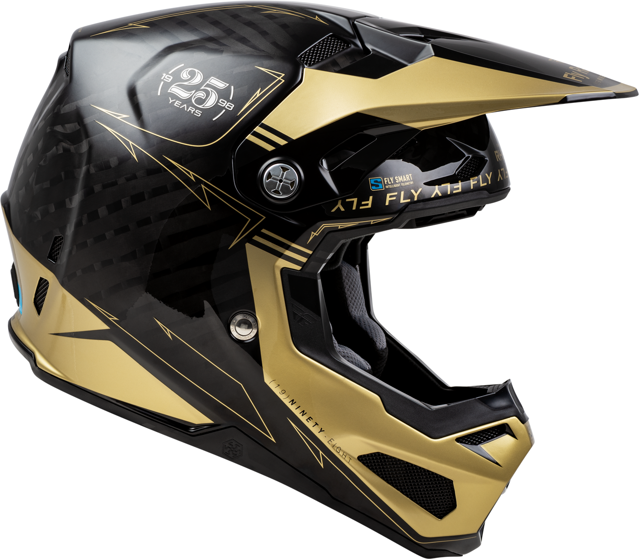Formula S Carbon Legacy Helmet Black/Gold 2x