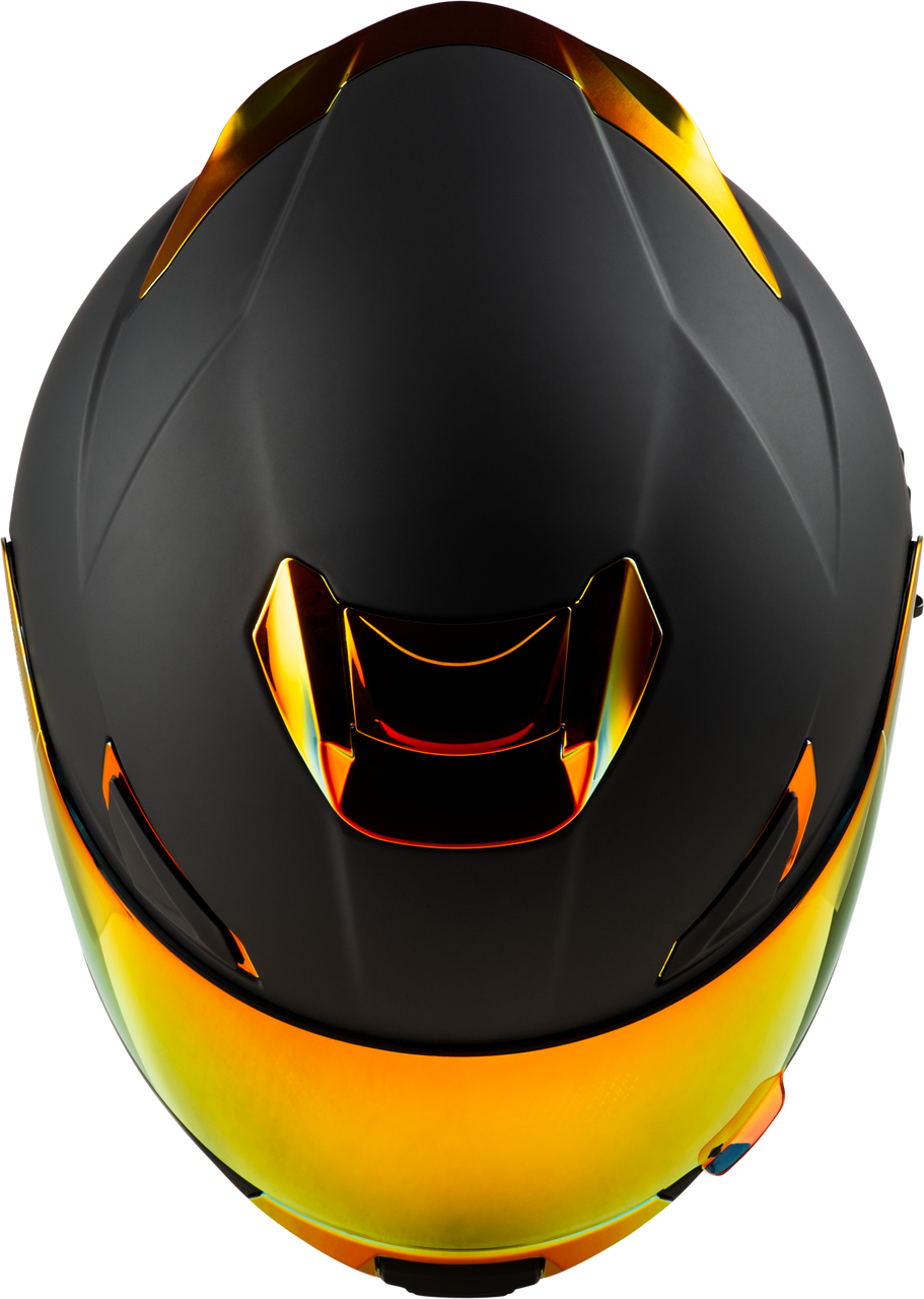 Sentinel Recon Helmet Matte Black/Fire Chrome Xl