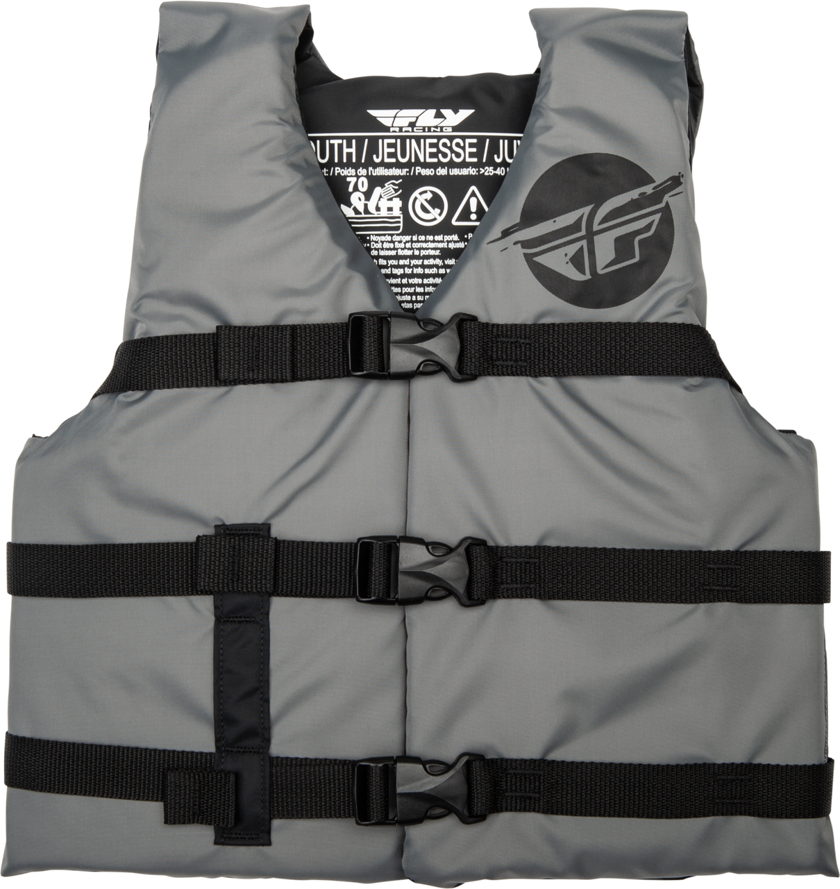 Youth Flotation Vest Grey/Black