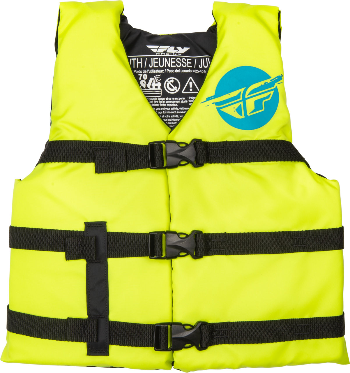 Youth Flotation Vest Hi Vis/Blue